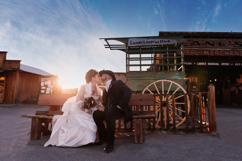 Carly and Jeff | Calico ghost town wedding photography