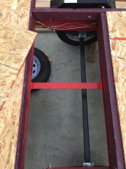 Habor Freight homemade camper trailer - plywood floor