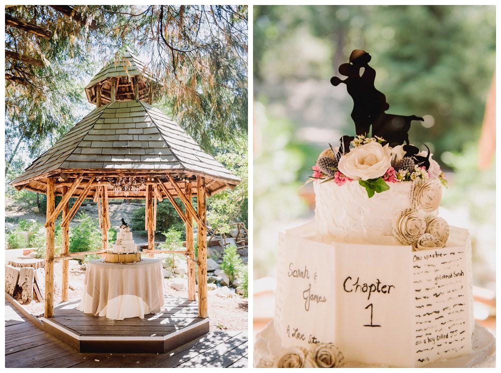 Elegant Rustic Forest Wedding Pine Rose Cabins Lake Arrowhead