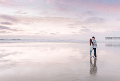 San Diego Sunset Cliffs Engagement Photography Session